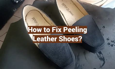 fake leather shoes peeling